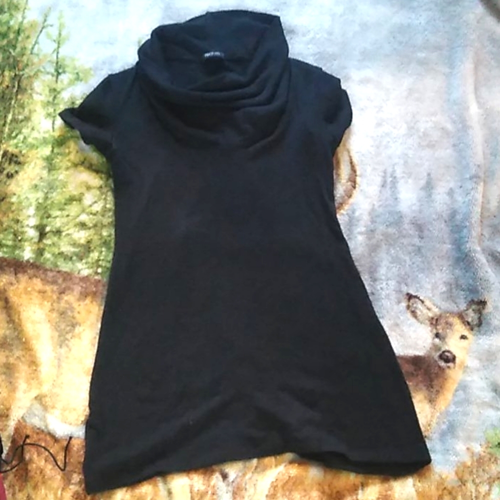Black Polo Long Tunic Perfect New!!